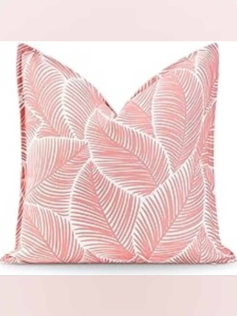 Floral Pattern Outdoor Decorative Throw Pillow Cover